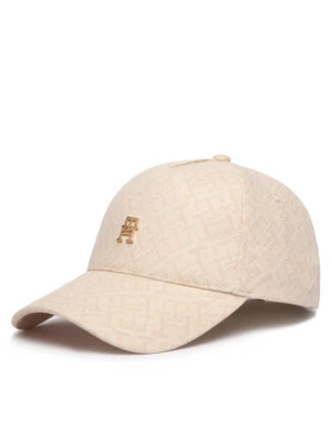 Tommy Hilfiger Czapka z daszkiem Monogram Jacq Cap AW0AW18331 Beżowy