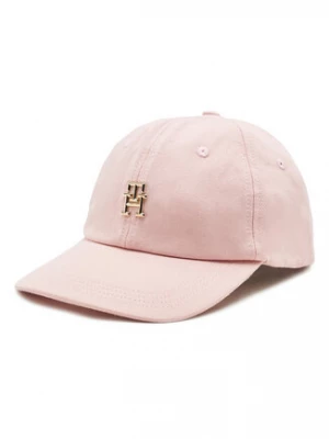 Tommy Hilfiger Czapka z daszkiem Naturally Th Soft Cap AW0AW14528 Różowy