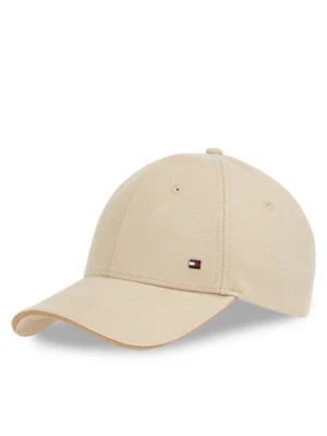 Tommy Hilfiger Czapka z daszkiem Th Corp Flannel 6 Panel Cap AM0AM13164 Beżowy