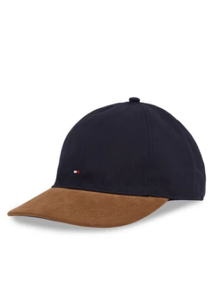 Tommy Hilfiger Czapka z daszkiem Th Flag Herringbone 6 Panel Cap AM0AM13385 Granatowy