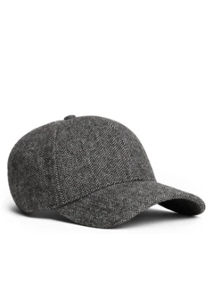 Tommy Hilfiger Czapka z daszkiem Th Flag Herringbone 6 Panel Cap AM0AM13784 Szary