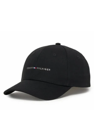 Tommy Hilfiger Czapka z daszkiem Th Foundation Hct 6 Panel Cap AM0AM14045 Czarny