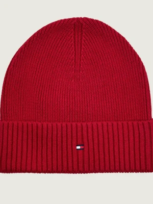 Tommy Hilfiger Czapka | z dodatkiem kaszmiru czerwony