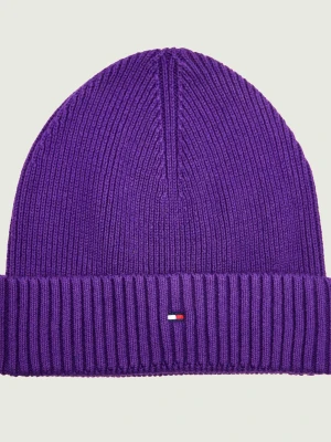Tommy Hilfiger Czapka | z dodatkiem kaszmiru fioletowy