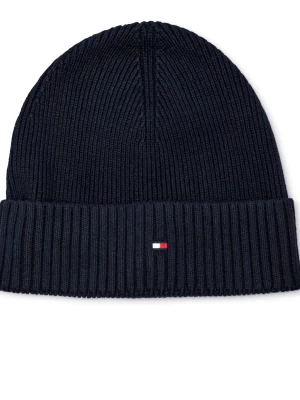 Tommy Hilfiger Czapka | z dodatkiem kaszmiru granatowy