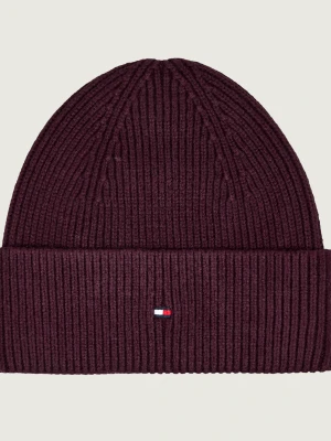 Tommy Hilfiger Czapka | z dodatkiem wełny bordowy