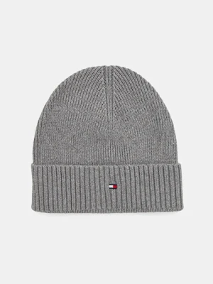 Zdjęcie produktu Tommy Hilfiger czapka z domieszką kaszmiru kolor szary AM0AM12796