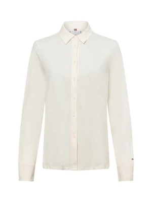 Tommy Hilfiger Damska bluzka koszulowa - Calico Kobiety Bawełna biały jednolity,