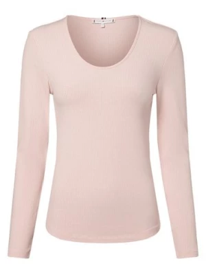 Tommy Hilfiger Damska koszulka z długim rękawem Kobiety Dżersej różowy jednolity,