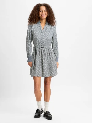 Tommy Hilfiger Damska sukienka na co dzień Kobiety wiskoza niebieski,