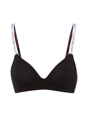 Tommy Hilfiger Damski biustonosz Kobiety Dżersej czarny jednolity, S/M