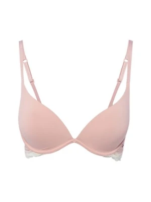 Tommy Hilfiger Damski biustonosz push-up Kobiety Sztuczne włókno różowy|biały jednolity,