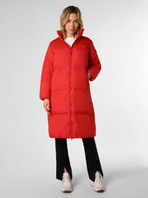 Tommy Hilfiger Damski płaszcz pikowany Kobiety czerwony jednolity,