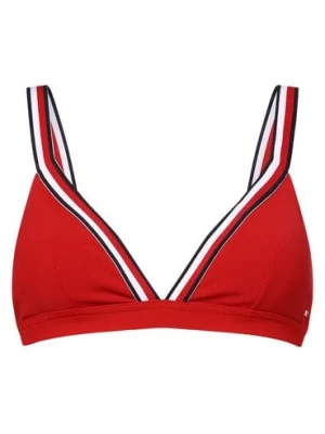 Tommy Hilfiger Damski stanik bikini - usztywniany Kobiety czerwony jednolity,