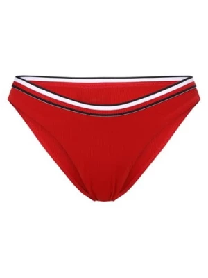 Tommy Hilfiger Damskie figi bikini Kobiety czerwony jednolity,