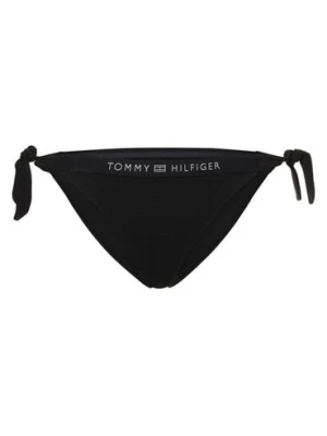 Tommy Hilfiger Damskie figi bikini Kobiety niebieski wypukły wzór tkaniny,