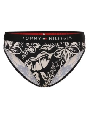 Tommy Hilfiger Damskie figi bikini Kobiety niebieski wzorzysty,