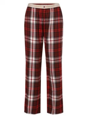 Tommy Hilfiger Damskie spodnie od piżamy Kobiety niebieski|czerwony|biały w kratkę,
