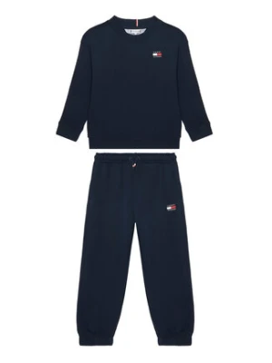 Tommy Hilfiger Dres KS0KS00708 M Granatowy Regular Fit