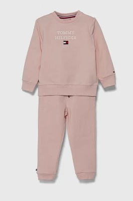 Tommy Hilfiger dres niemowlęcy kolor różowy