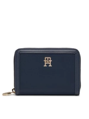 Tommy Hilfiger Duży Portfel Damski Th Essential S Med Za AW0AW15754 Granatowy