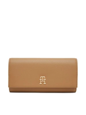 Tommy Hilfiger Duży Portfel Damski Th Legacy Flap Lrg Wallet AW0AW17267 Brązowy