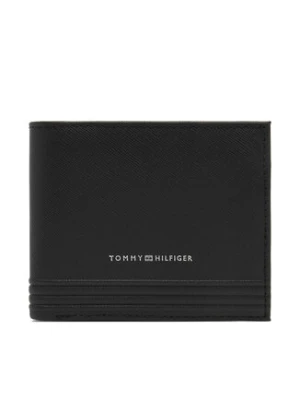 Tommy Hilfiger Duży Portfel Męski Th Business Cc Flap And Coin AM0AM13260 Czarny