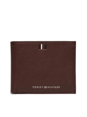 Tommy Hilfiger Duży Portfel Męski Th Central Mini Cc Wallet AM0AM11854 Brązowy