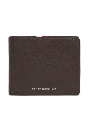 Tommy Hilfiger Duży Portfel Męski Th Corp Cc & Coin AM0AM13740 Brązowy