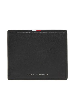 Tommy Hilfiger Duży Portfel Męski Th Corp Cc & Coin AM0AM13740 Czarny