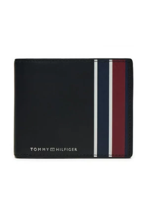 Tommy Hilfiger Duży Portfel Męski Th Corp Cc Flap AM0AM12777 Czarny