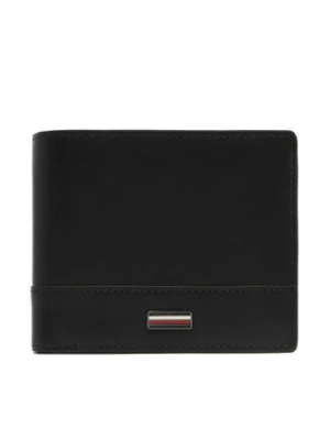 Tommy Hilfiger Duży Portfel Męski Th Corp Cc Flap And Coin AM0AM13246 Czarny