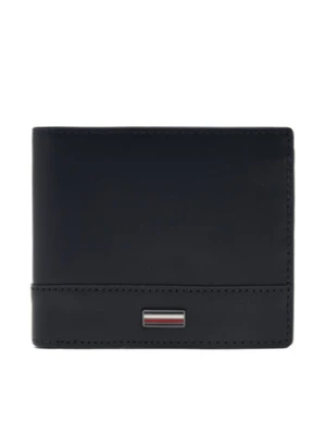 Tommy Hilfiger Duży Portfel Męski Th Corp Cc Flap And Coin AM0AM13246 Granatowy