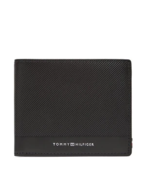 Tommy Hilfiger Duży Portfel Męski Th Foundation Cc And Coin AM0AM13508 Czarny