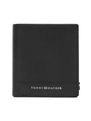 Tommy Hilfiger Duży Portfel Męski Th Foundation Trifold AM0AM13510 Czarny