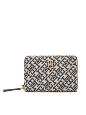 Tommy Hilfiger Duży Portfel Męski Th Jacquard Med Za AW0AW17479 Granatowy