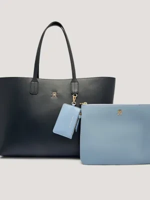 Tommy Hilfiger Dwustronna shopperka + saszetka ICON