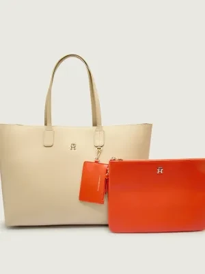 Tommy Hilfiger Dwustronna shopperka + saszetka ICON