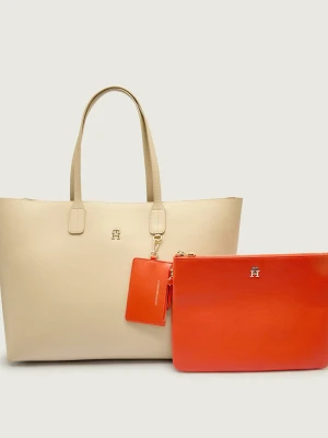 Tommy Hilfiger Dwustronna shopperka + saszetka ICON