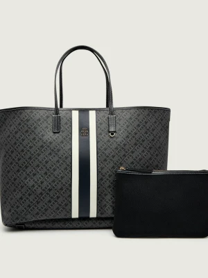 Tommy Hilfiger Dwustronna shopperka + saszetka MONOPLAY LE MAXI