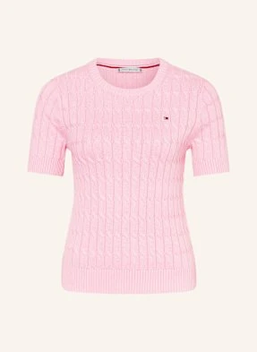 Tommy Hilfiger Dzianinowa Koszulka pink