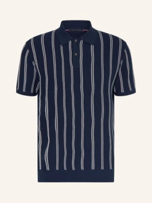 Tommy Hilfiger Dzianinowa Koszulka Polo blau
