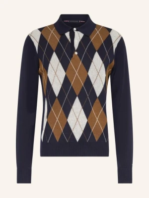 Tommy Hilfiger Dzianinowa Koszulka Polo blau