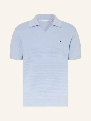 Tommy Hilfiger Dzianinowa Koszulka Polo blau