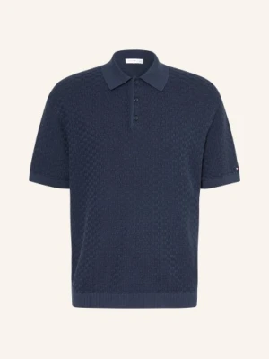 Tommy Hilfiger Dzianinowa Koszulka Polo blau