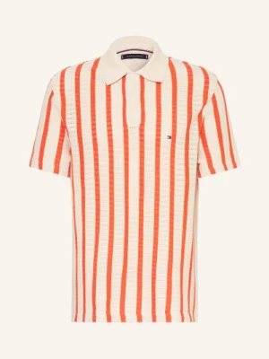 Tommy Hilfiger Dzianinowa Koszulka Polo Classic Fit orange