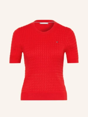 Tommy Hilfiger Dzianinowa Koszulka rot