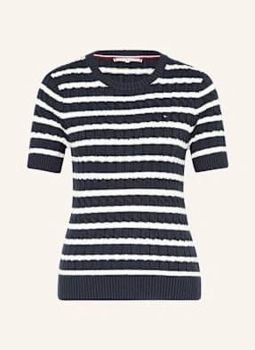 Tommy Hilfiger Dzianinowa Koszulka schwarz