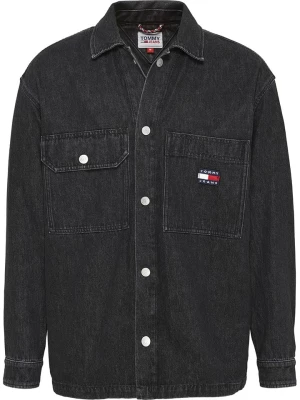Tommy Hilfiger Dżinsowa kurtka koszulowa w kolorze czarnym rozmiar: XL