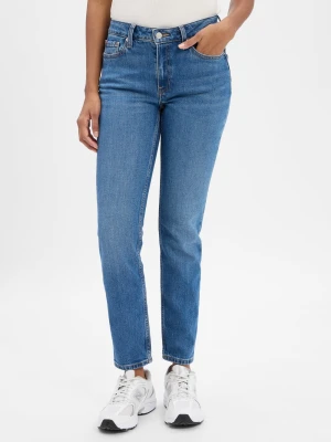 Tommy Hilfiger Dżinsy slim fit Kobiety Bawełna niebieski jednolity,
